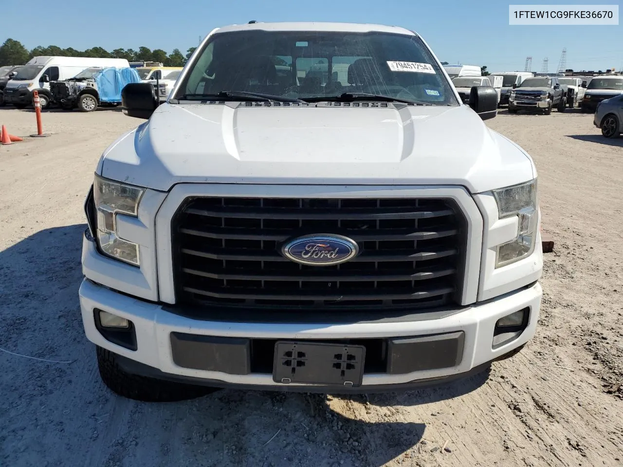 2015 Ford F150 Supercrew VIN: 1FTEW1CG9FKE36670 Lot: 79451254