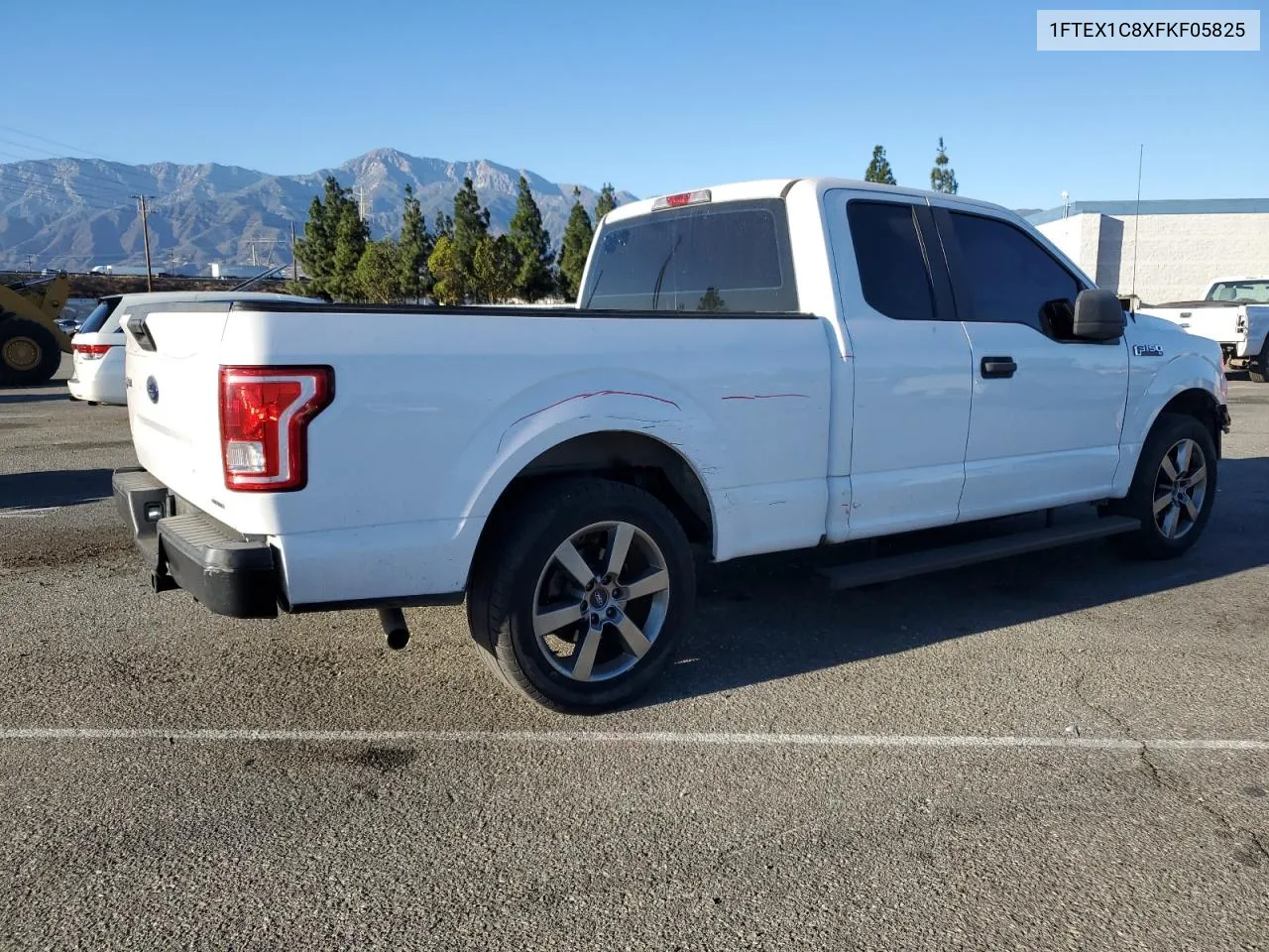 2015 Ford F150 Super Cab VIN: 1FTEX1C8XFKF05825 Lot: 79775114