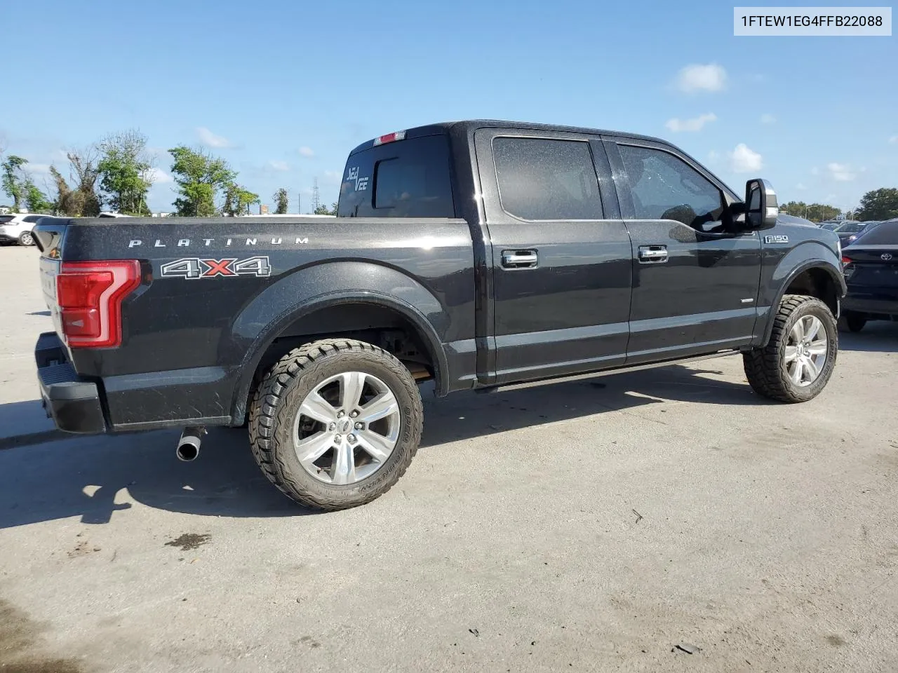 2015 Ford F150 Supercrew VIN: 1FTEW1EG4FFB22088 Lot: 79893944