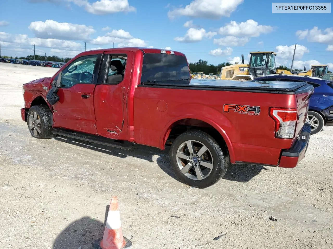 2015 Ford F150 Super Cab VIN: 1FTEX1EP0FFC13355 Lot: 80229224