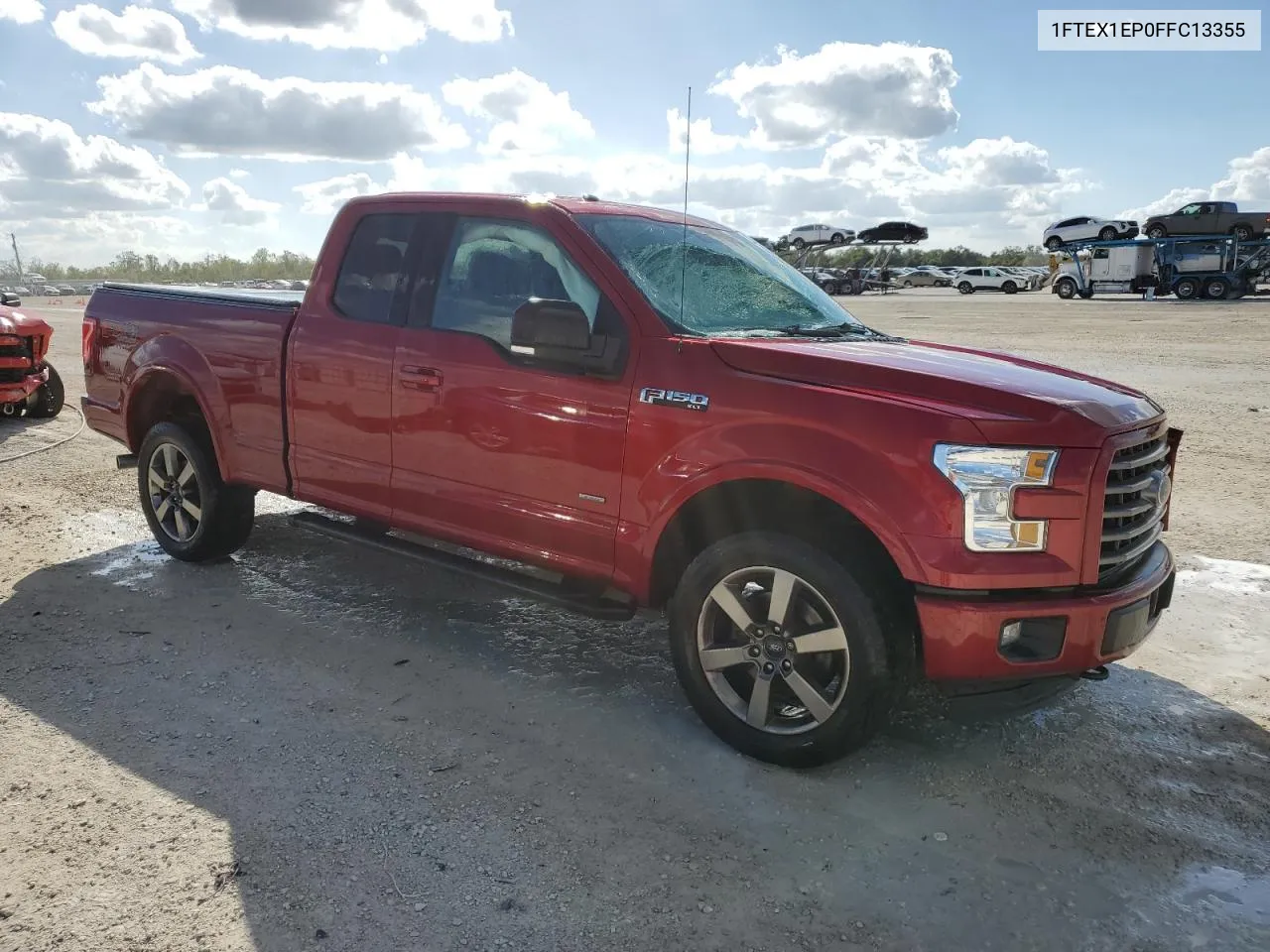 2015 Ford F150 Super Cab VIN: 1FTEX1EP0FFC13355 Lot: 80229224