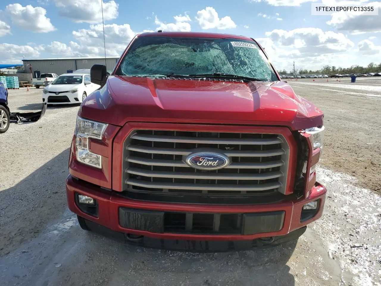 2015 Ford F150 Super Cab VIN: 1FTEX1EP0FFC13355 Lot: 80229224