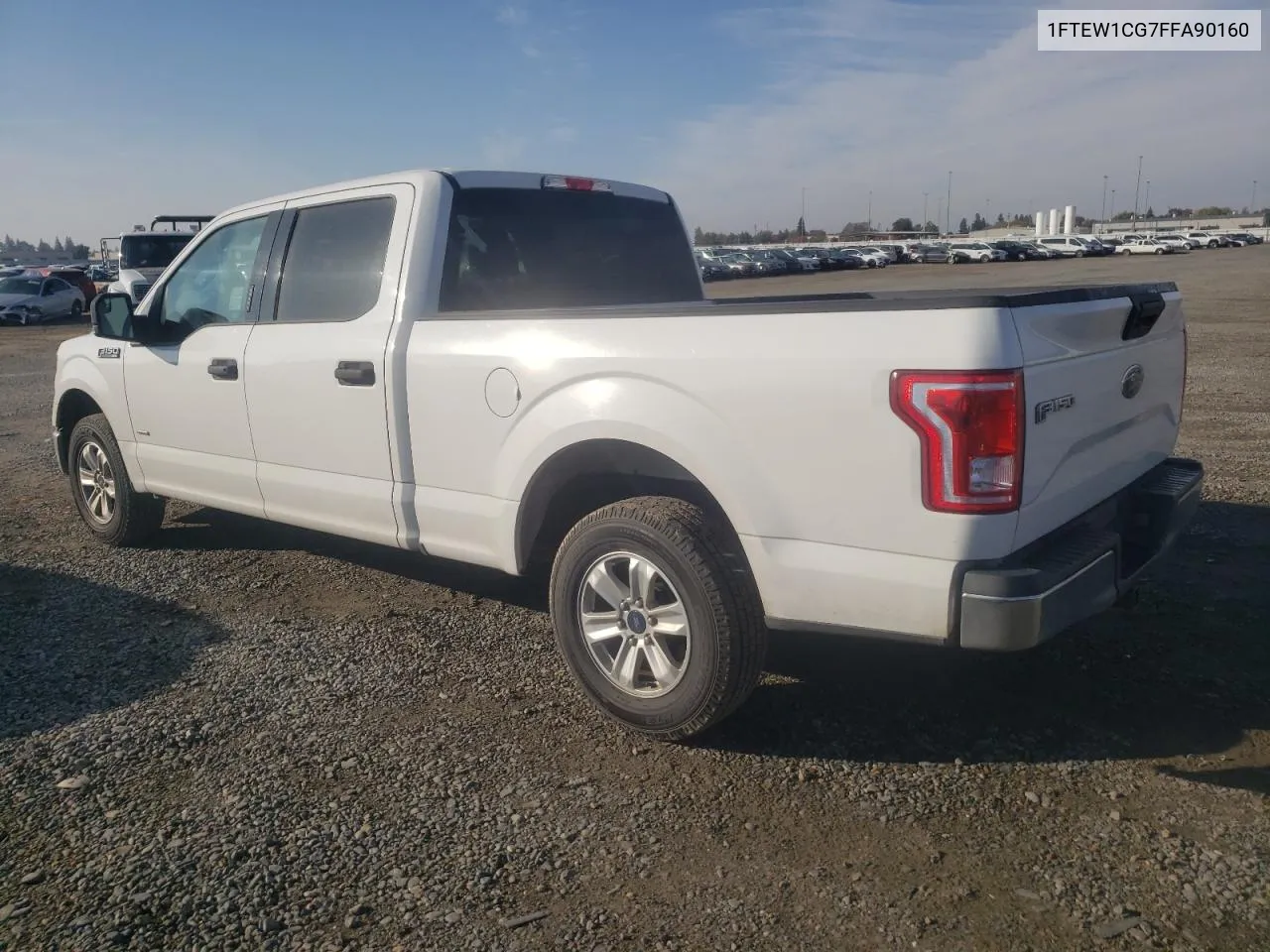 2015 Ford F150 Supercrew VIN: 1FTEW1CG7FFA90160 Lot: 80346744