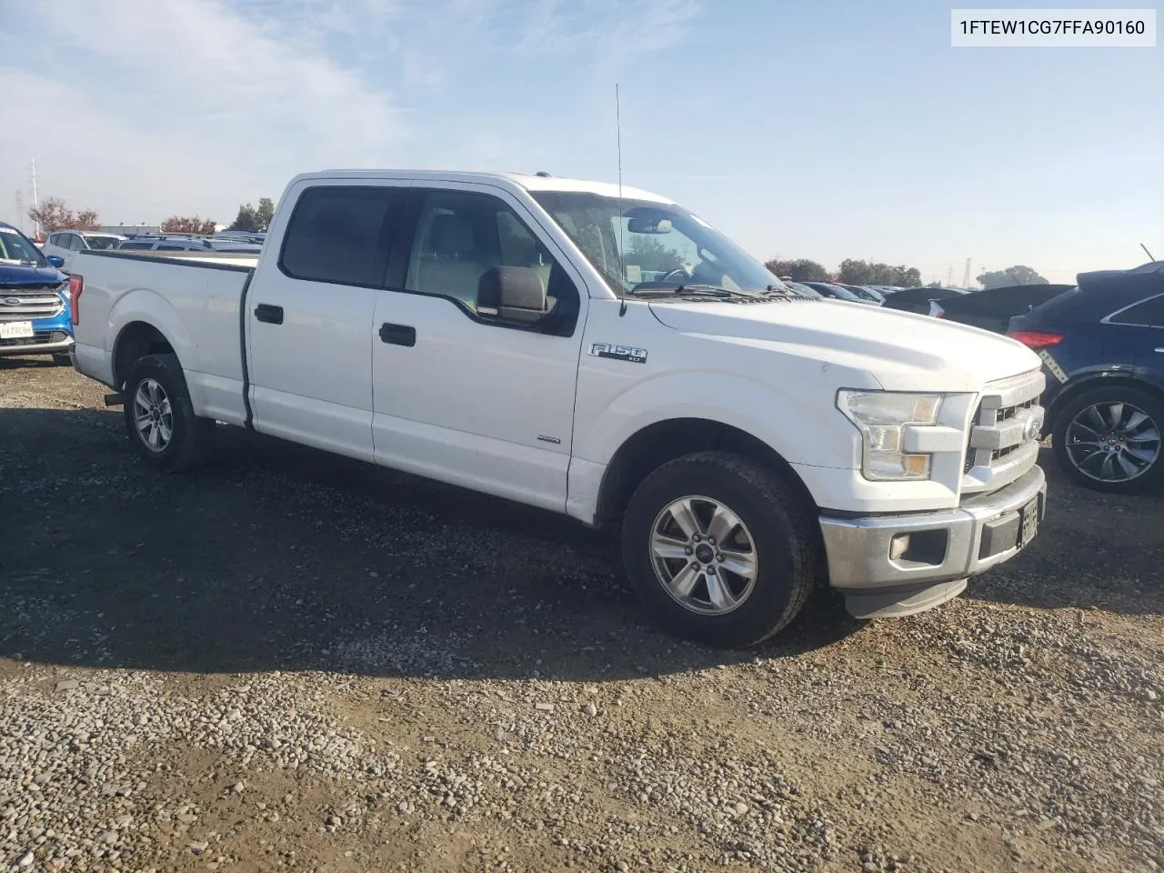 2015 Ford F150 Supercrew VIN: 1FTEW1CG7FFA90160 Lot: 80346744