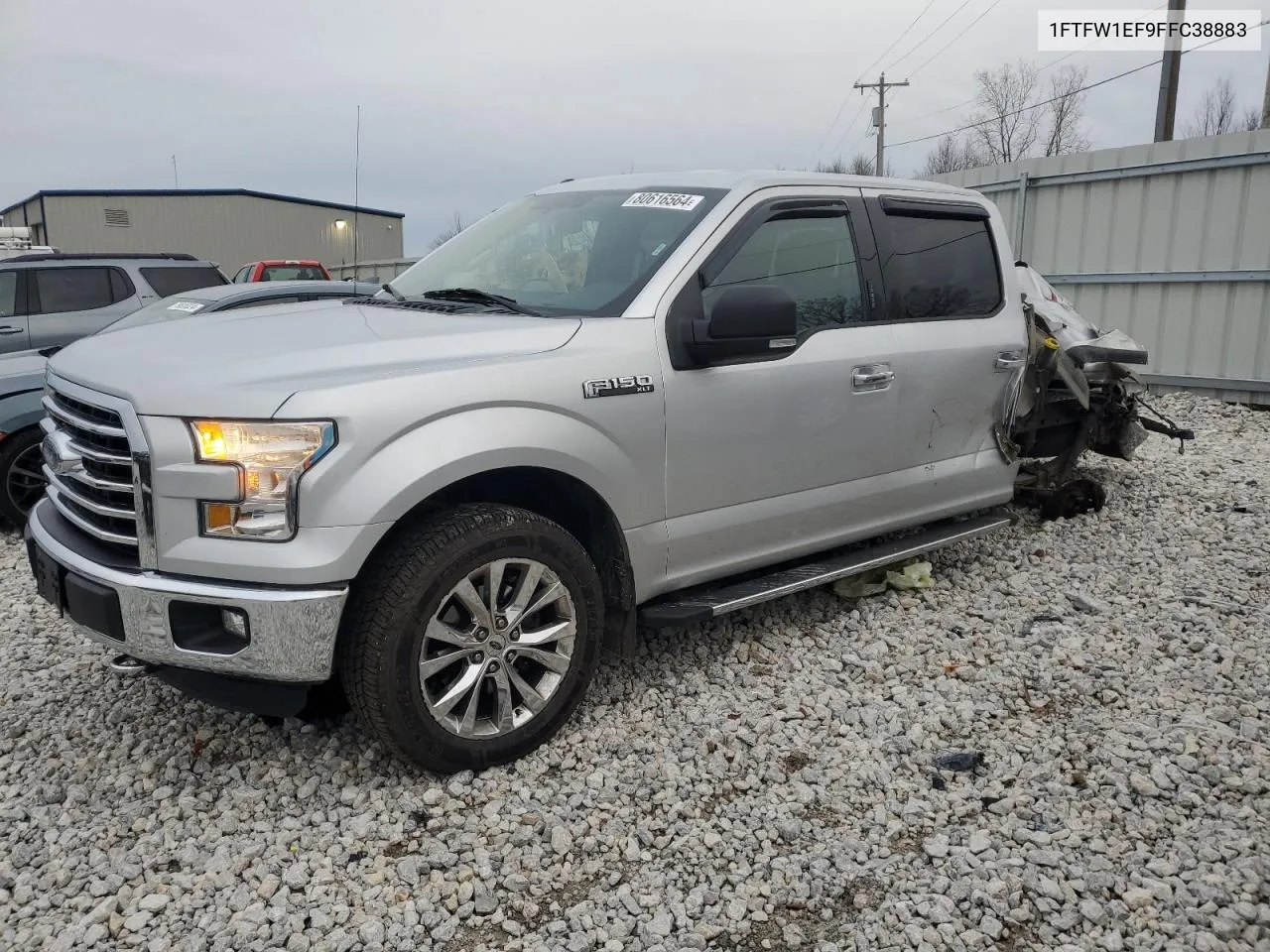 2015 Ford F150 Supercrew VIN: 1FTFW1EF9FFC38883 Lot: 80616564