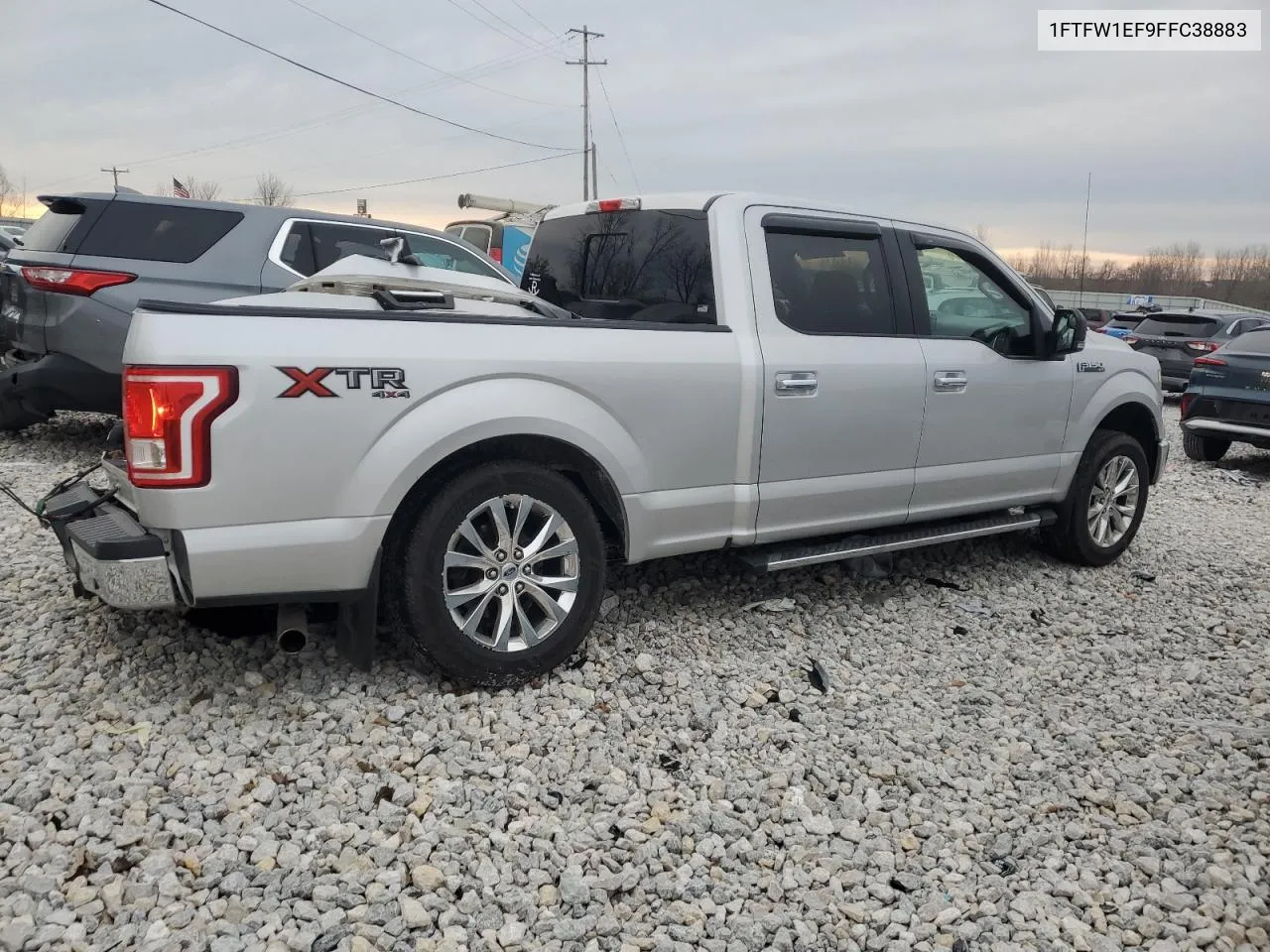 2015 Ford F150 Supercrew VIN: 1FTFW1EF9FFC38883 Lot: 80616564