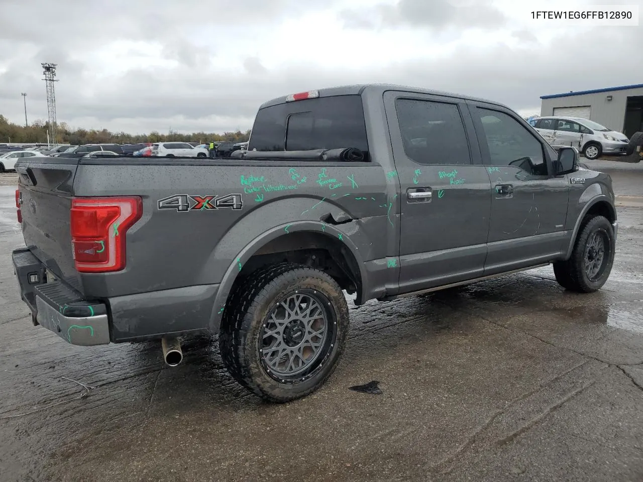 2015 Ford F150 Supercrew VIN: 1FTEW1EG6FFB12890 Lot: 81292964