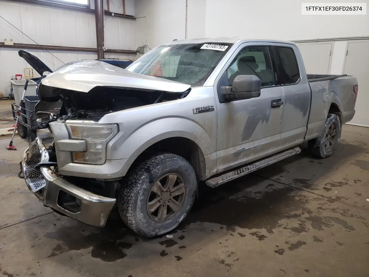 1FTFX1EF3GFD26374 2016 Ford F150 Super Cab