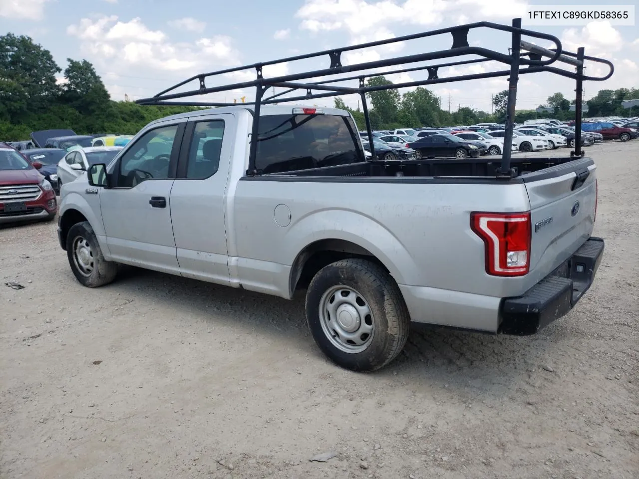 1FTEX1C89GKD58365 2016 Ford F150 Super Cab