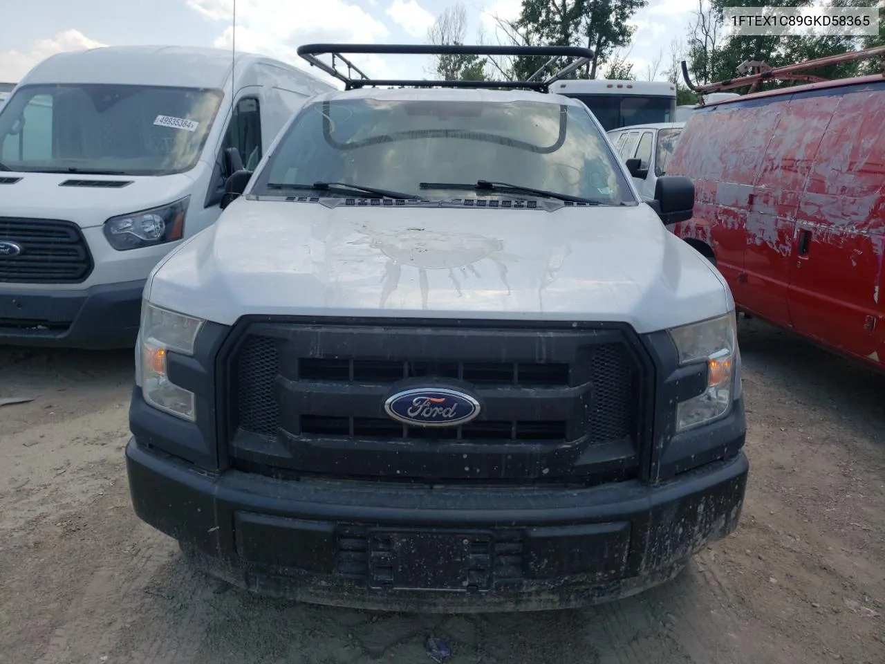 1FTEX1C89GKD58365 2016 Ford F150 Super Cab