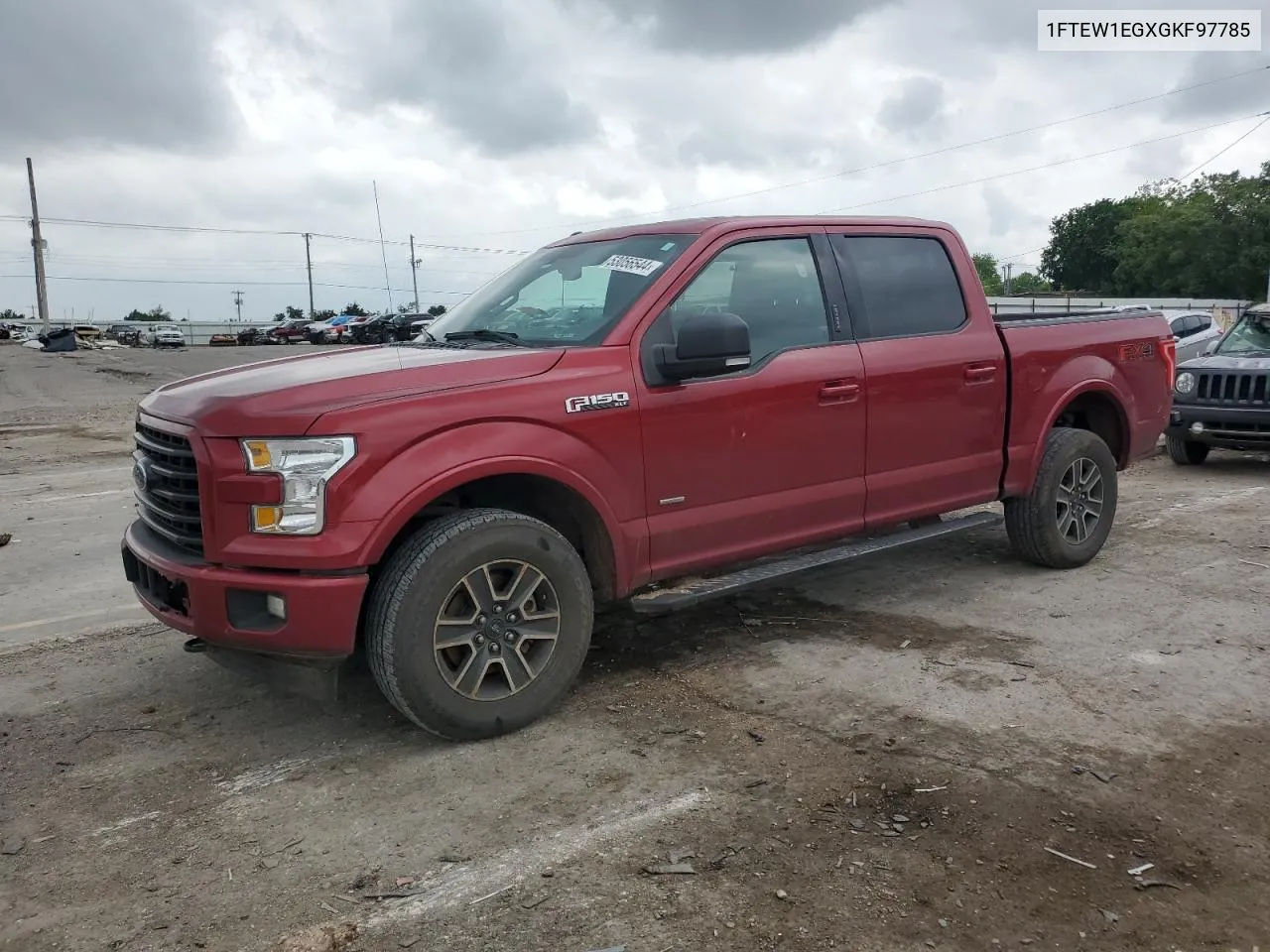 1FTEW1EGXGKF97785 2016 Ford F150 Supercrew