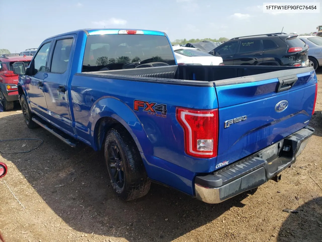 2016 Ford F150 Supercrew VIN: 1FTFW1EF9GFC76454 Lot: 53772944