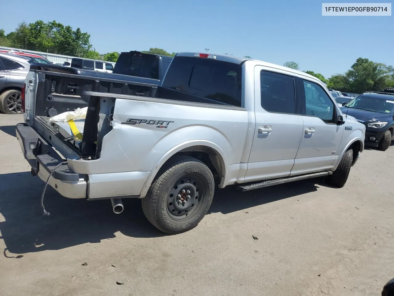 2016 Ford F150 Supercrew VIN: 1FTEW1EP0GFB90714 Lot: 54507784