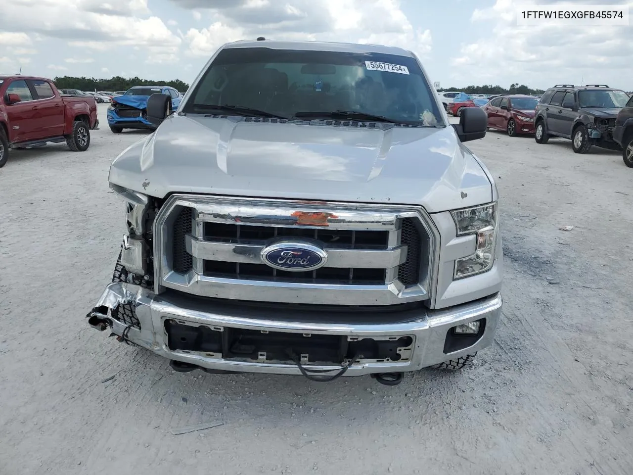 1FTFW1EGXGFB45574 2016 Ford F150 Supercrew