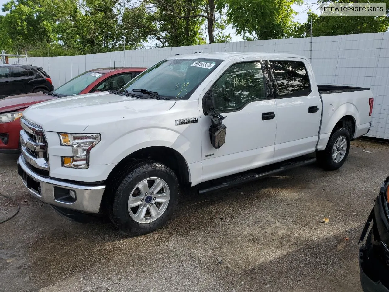 1FTEW1CP9GFC59855 2016 Ford F150 Supercrew