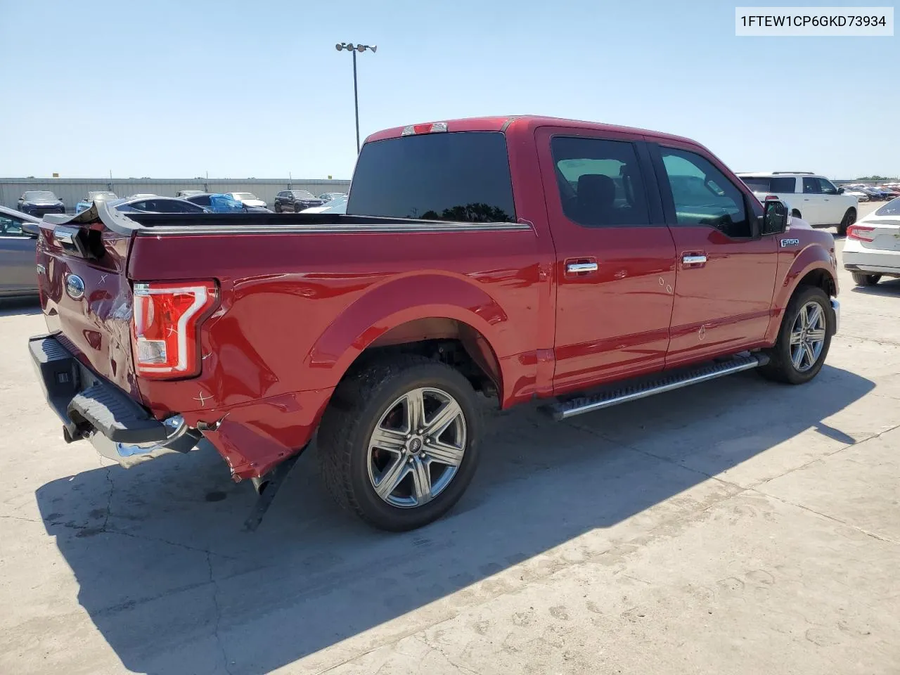 1FTEW1CP6GKD73934 2016 Ford F150 Supercrew