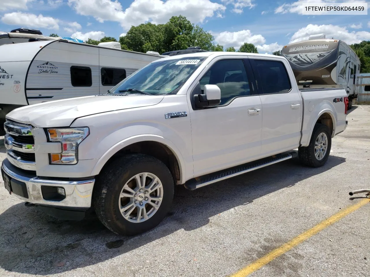 1FTEW1EP5GKD64459 2016 Ford F150 Supercrew