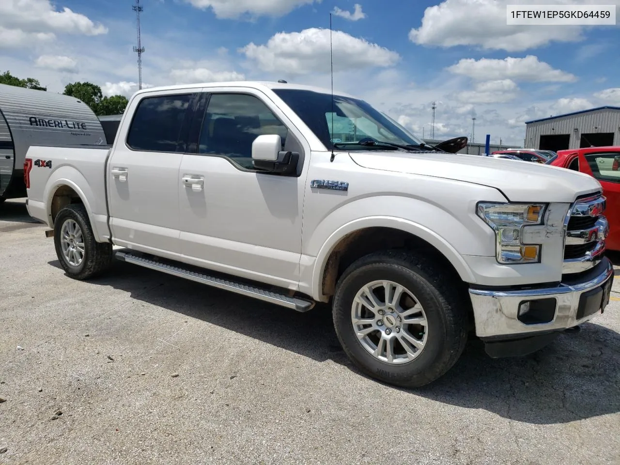 2016 Ford F150 Supercrew VIN: 1FTEW1EP5GKD64459 Lot: 58244414