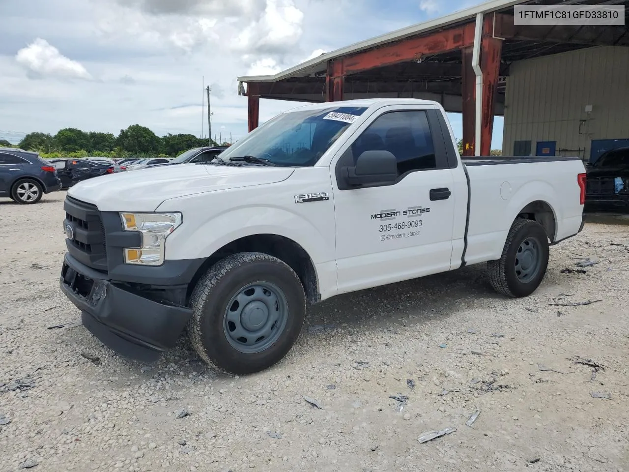 2016 Ford F150 VIN: 1FTMF1C81GFD33810 Lot: 58431004