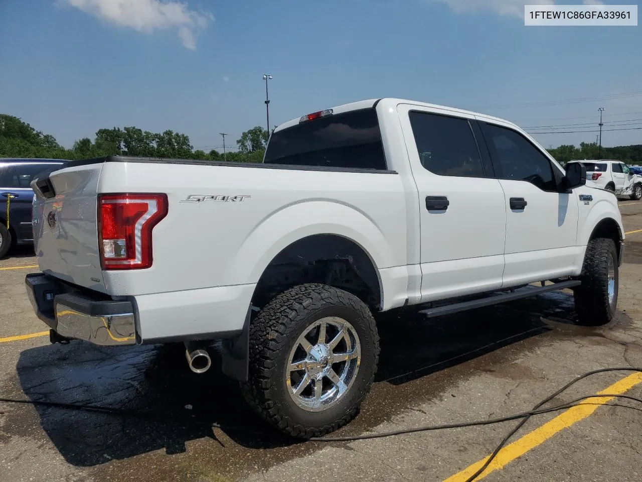 2016 Ford F150 Supercrew VIN: 1FTEW1C86GFA33961 Lot: 59138384