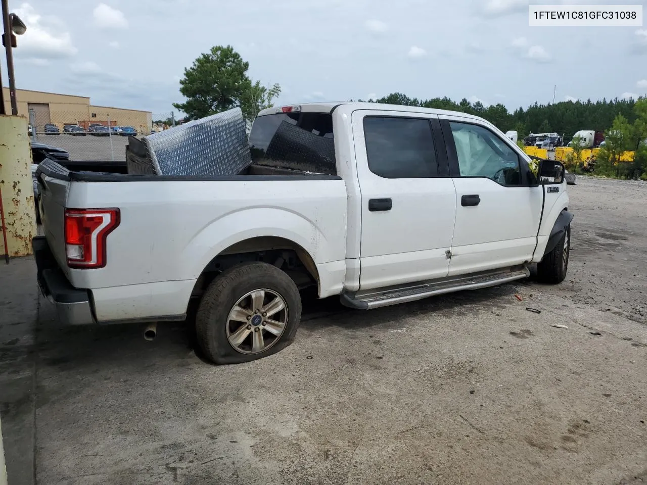 2016 Ford F150 Supercrew VIN: 1FTEW1C81GFC31038 Lot: 59408494