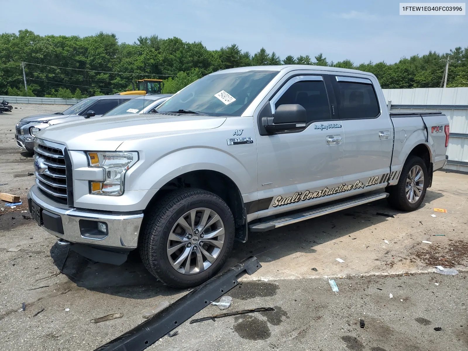 2016 Ford F150 Supercrew VIN: 1FTEW1EG4GFC03996 Lot: 59490124