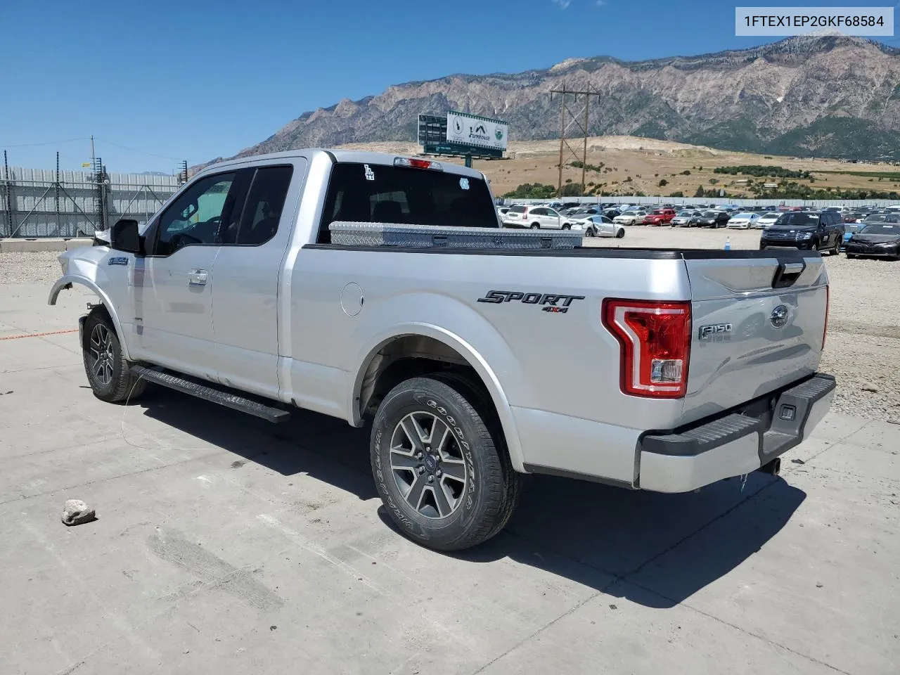 1FTEX1EP2GKF68584 2016 Ford F150 Super Cab