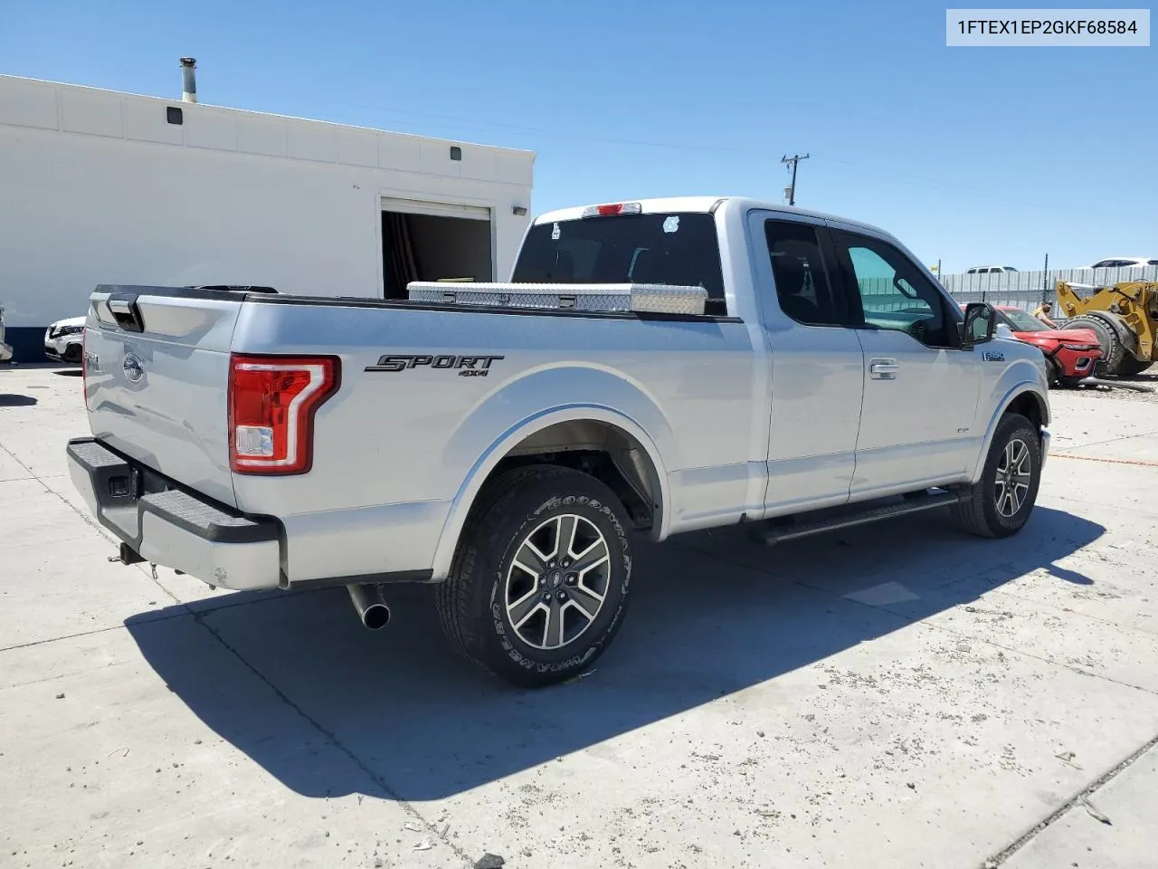 1FTEX1EP2GKF68584 2016 Ford F150 Super Cab