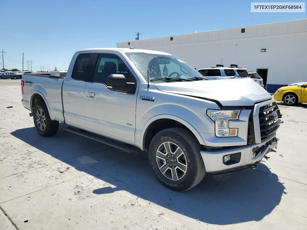 1FTEX1EP2GKF68584 2016 Ford F150 Super Cab