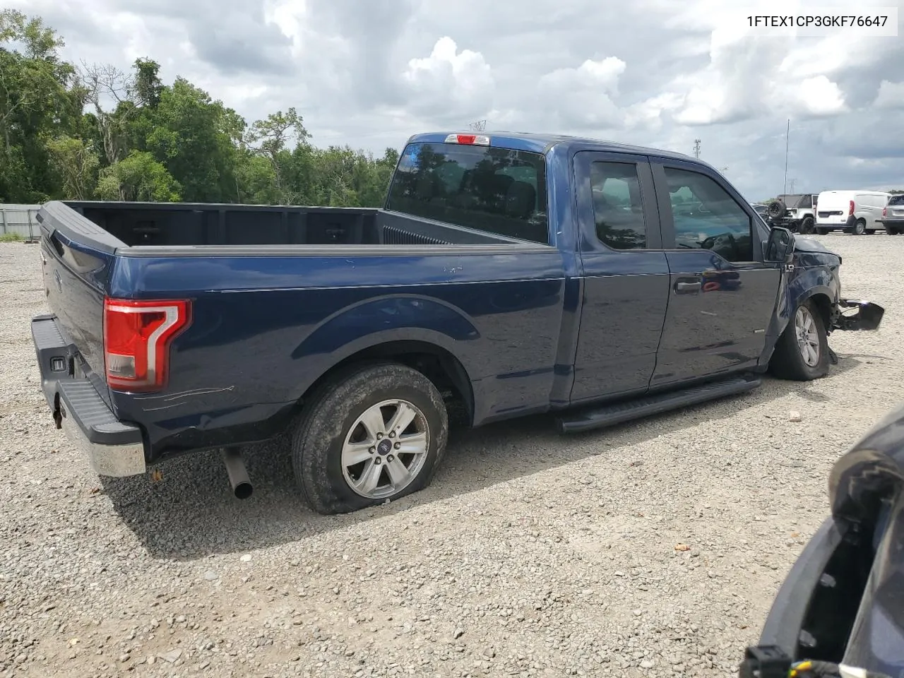 2016 Ford F150 Super Cab VIN: 1FTEX1CP3GKF76647 Lot: 60290654