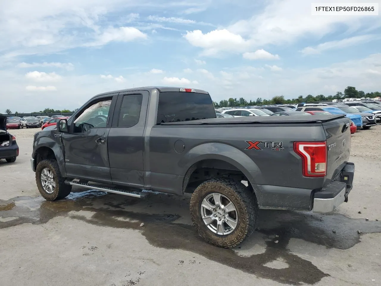 2016 Ford F150 Super Cab VIN: 1FTEX1EP5GFD26865 Lot: 60896134