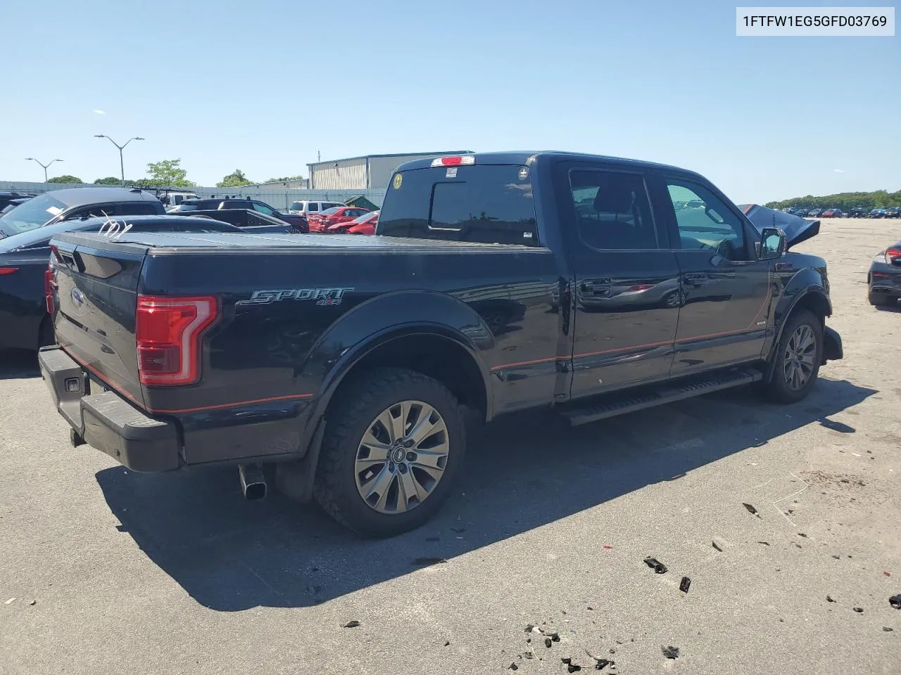 2016 Ford F150 Supercrew VIN: 1FTFW1EG5GFD03769 Lot: 61229954