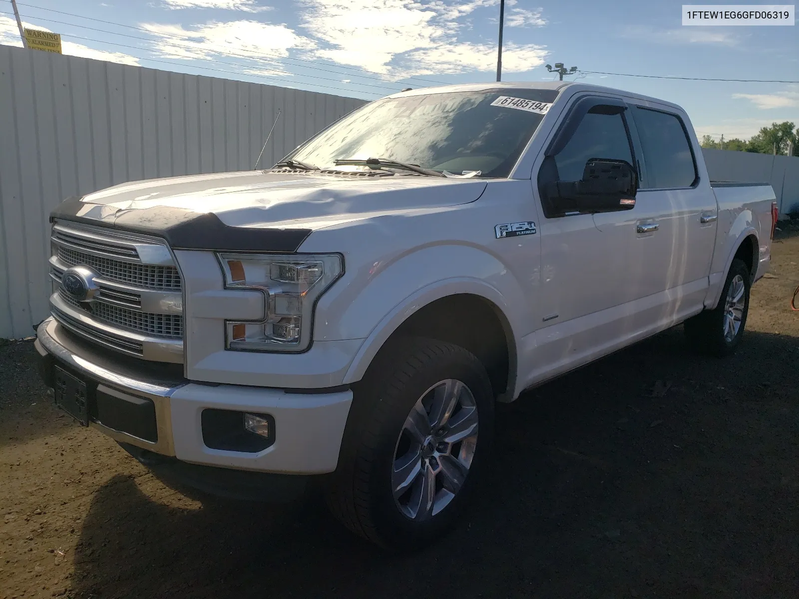 1FTEW1EG6GFD06319 2016 Ford F150 Supercrew