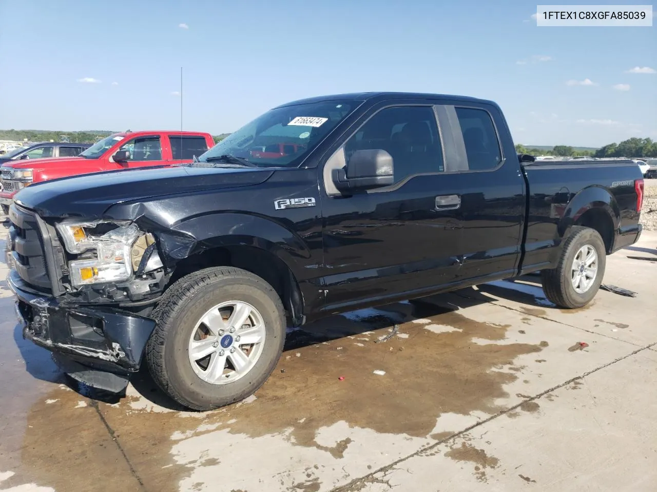 1FTEX1C8XGFA85039 2016 Ford F150 Super Cab