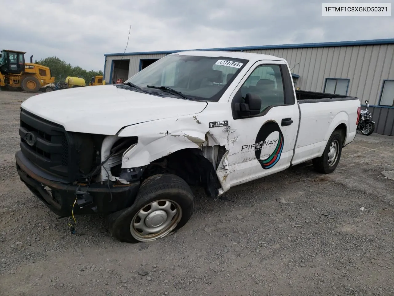 2016 Ford F150 VIN: 1FTMF1C8XGKD50371 Lot: 61707663