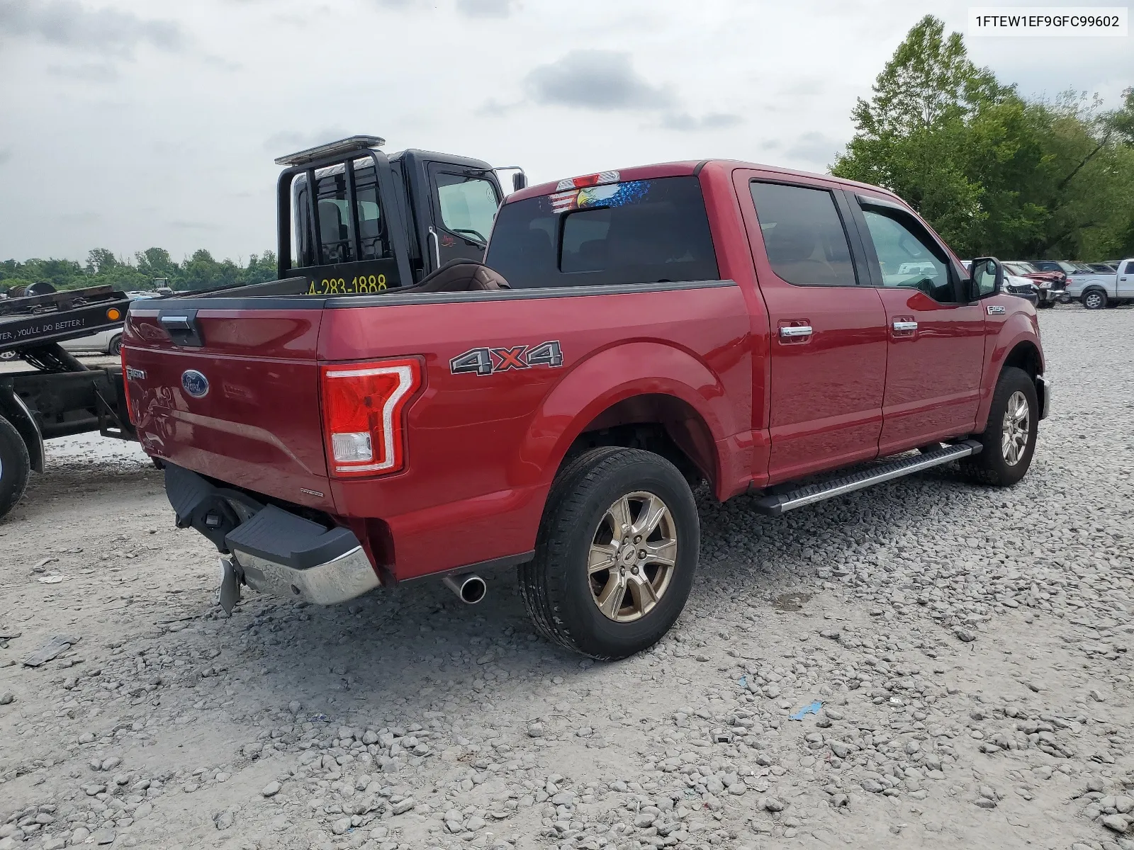 2016 Ford F150 Supercrew VIN: 1FTEW1EF9GFC99602 Lot: 62052234