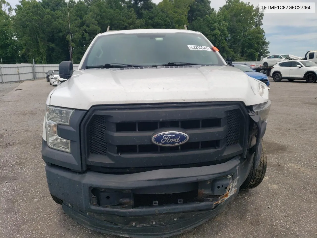 2016 Ford F150 VIN: 1FTMF1C87GFC27460 Lot: 62210944