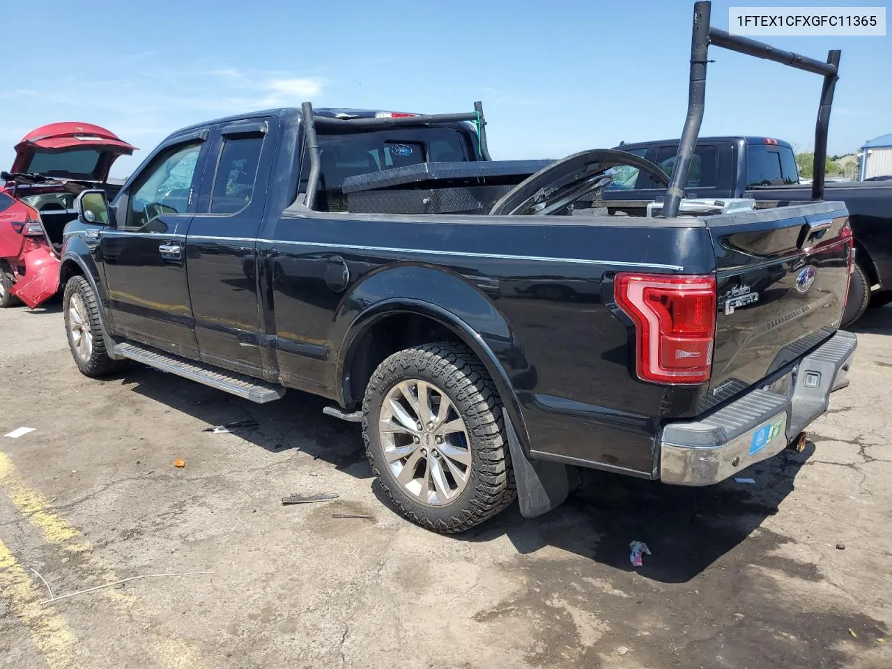 2016 Ford F150 Super Cab VIN: 1FTEX1CFXGFC11365 Lot: 62523814