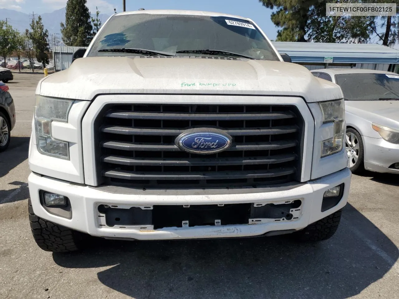 2016 Ford F150 Supercrew VIN: 1FTEW1CF0GFB02125 Lot: 62789914