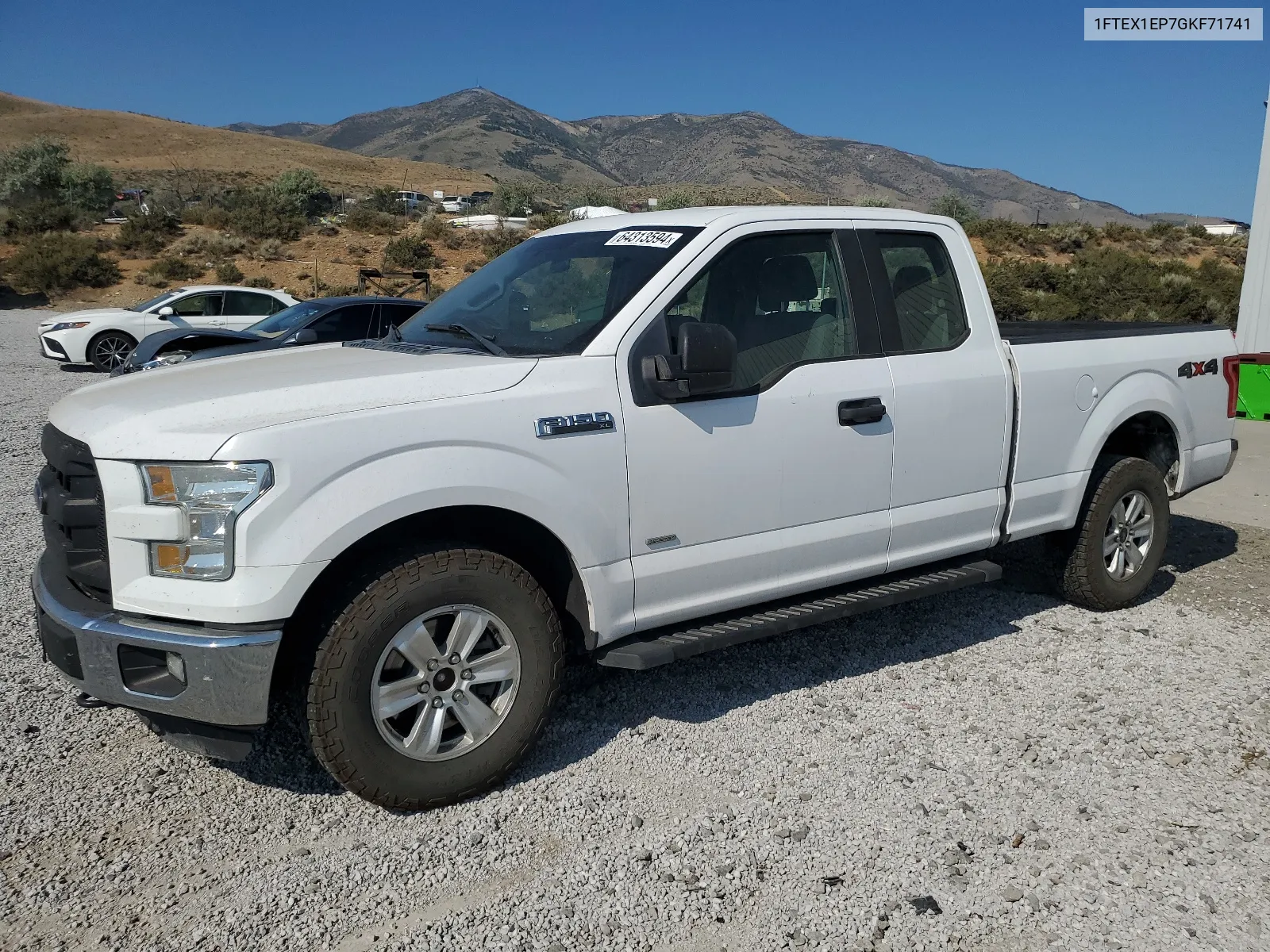 2016 Ford F150 Super Cab VIN: 1FTEX1EP7GKF71741 Lot: 64313594