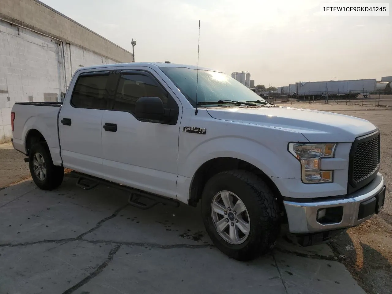 2016 Ford F150 Supercrew VIN: 1FTEW1CF9GKD45245 Lot: 65672494