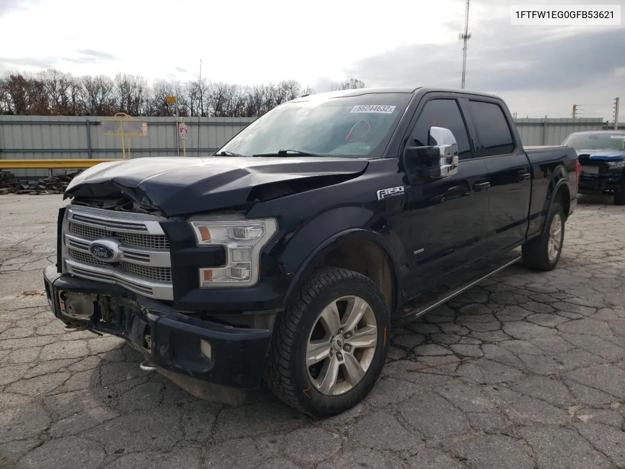 2016 Ford F150 Supercrew VIN: 1FTFW1EG0GFB53621 Lot: 66244632