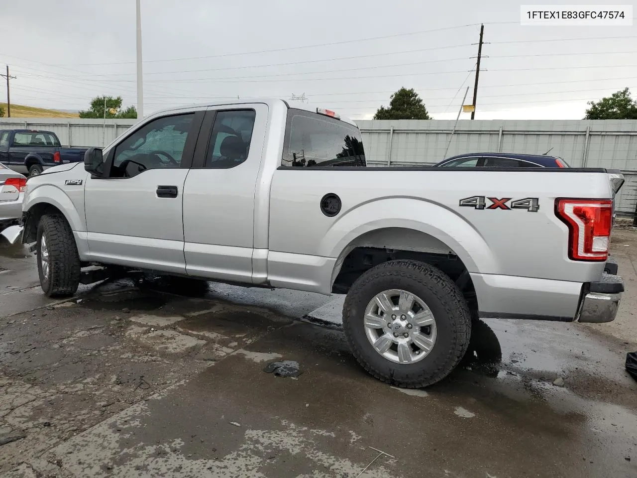 2016 Ford F150 Super Cab VIN: 1FTEX1E83GFC47574 Lot: 66319314