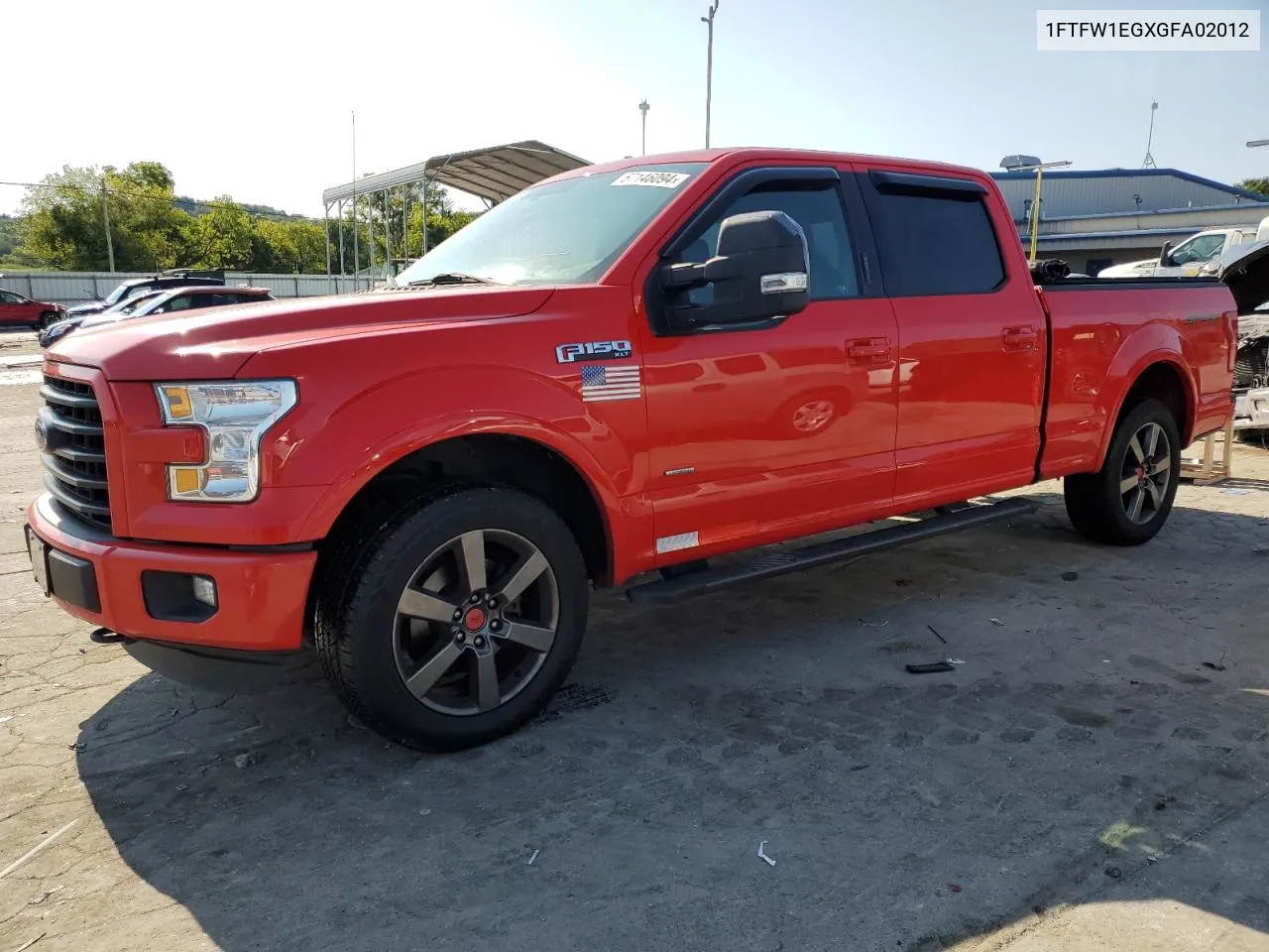 1FTFW1EGXGFA02012 2016 Ford F150 Supercrew