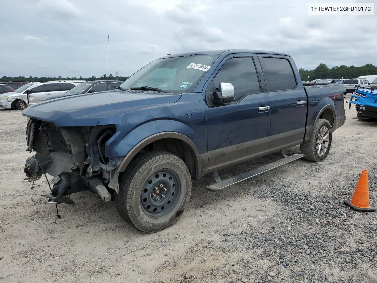 2016 Ford F150 Supercrew VIN: 1FTEW1EF2GFD19172 Lot: 67245894