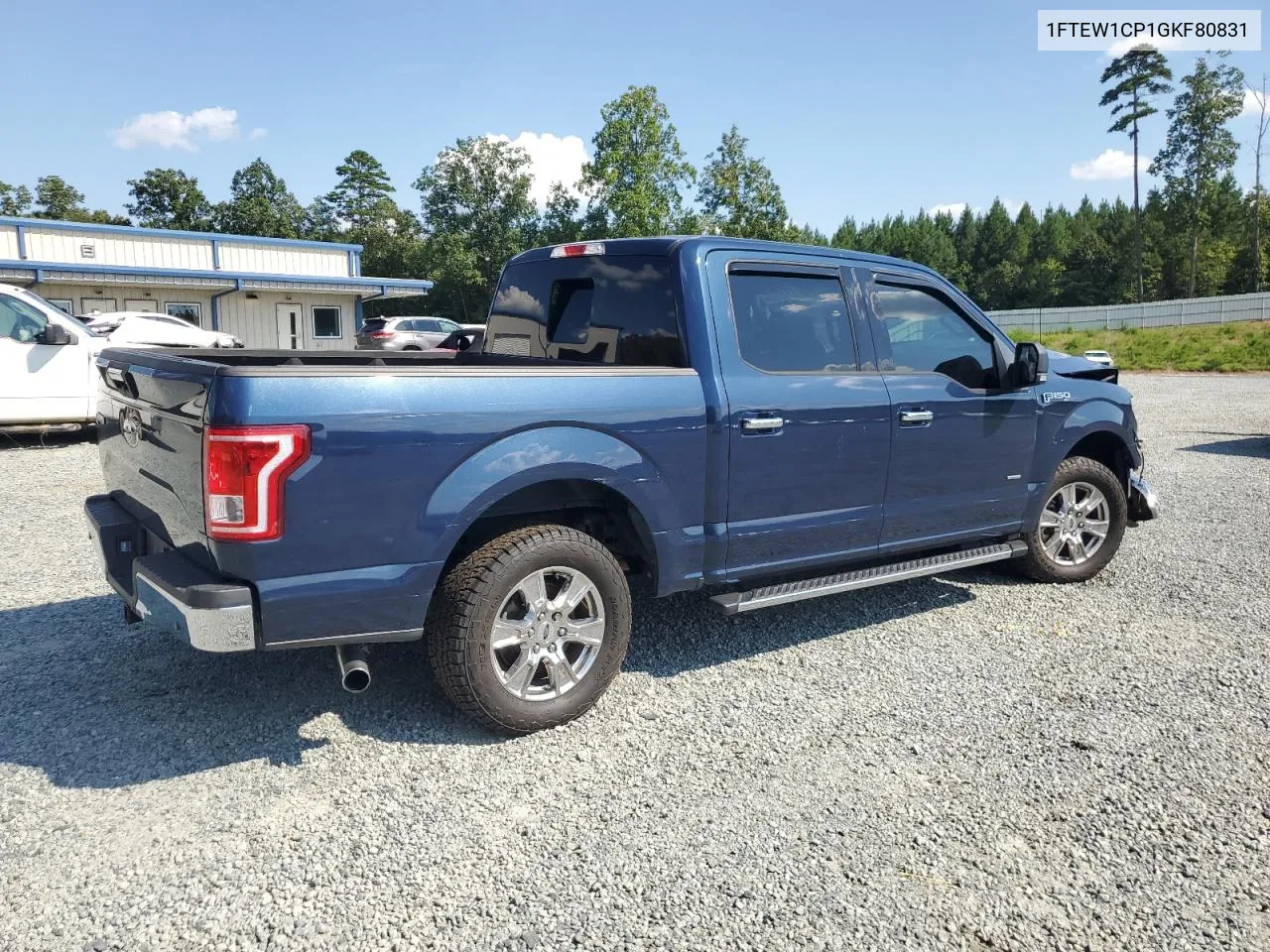 1FTEW1CP1GKF80831 2016 Ford F150 Supercrew