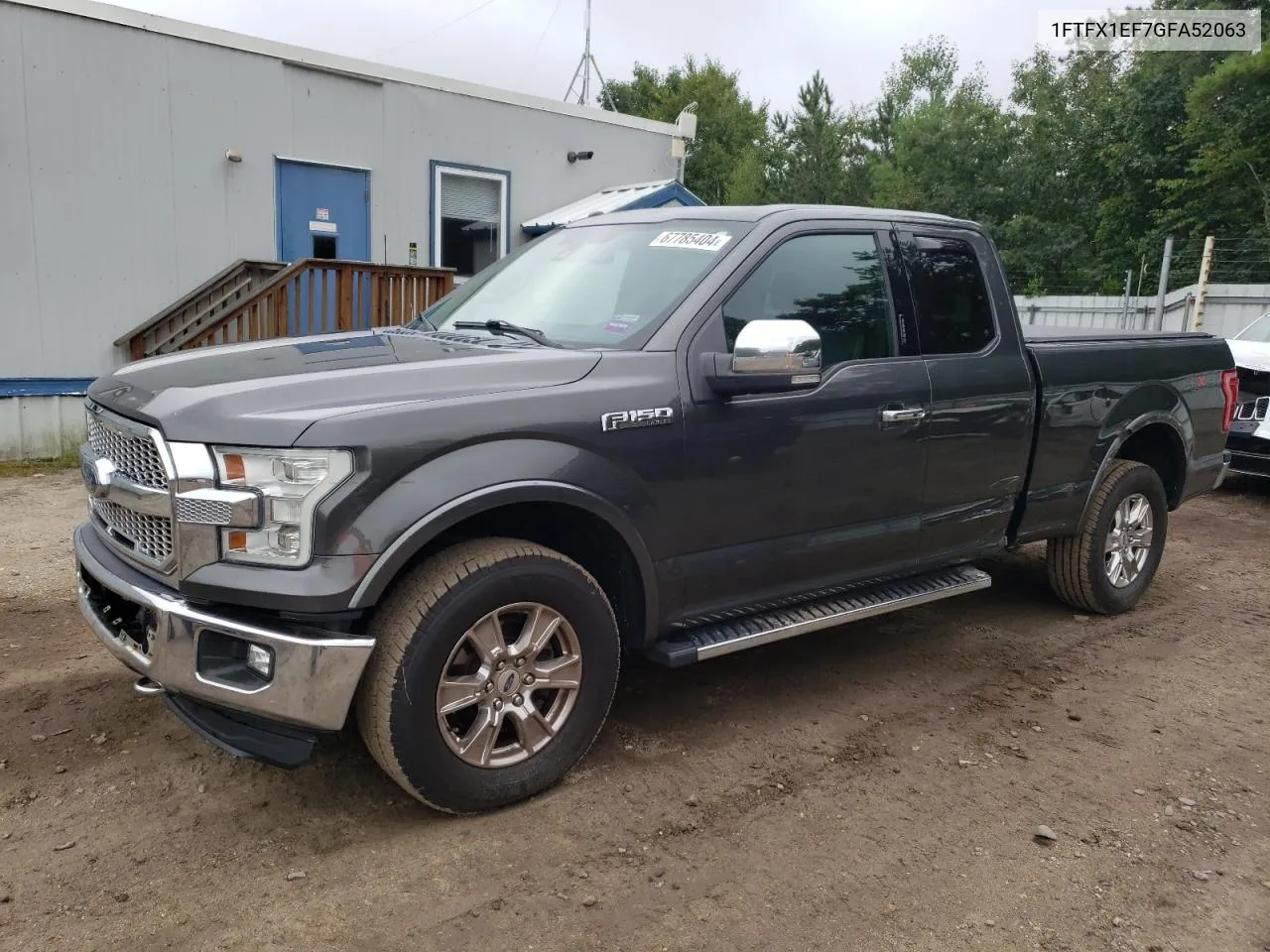 2016 Ford F150 Super Cab VIN: 1FTFX1EF7GFA52063 Lot: 67785404