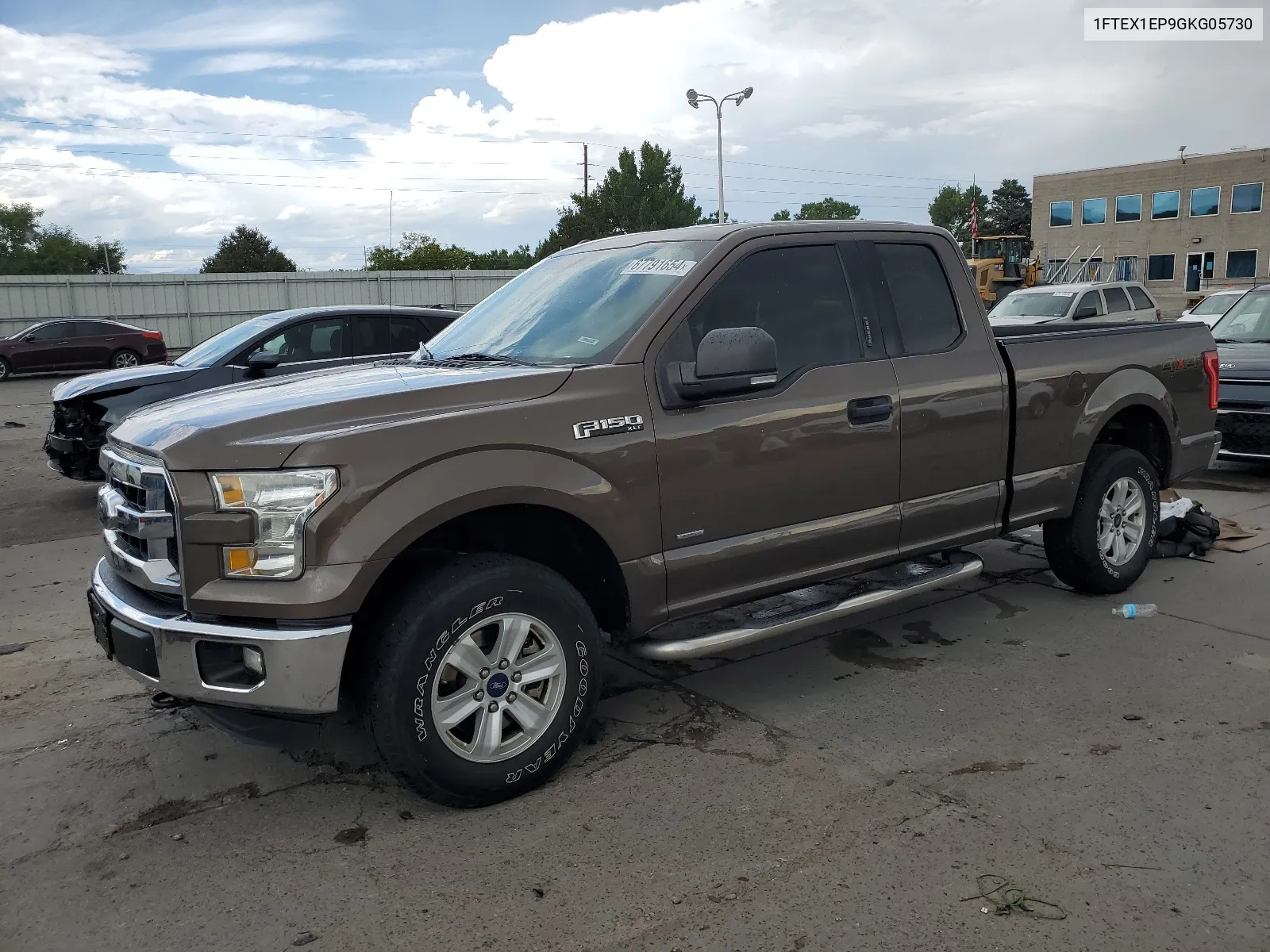 2016 Ford F150 Super Cab VIN: 1FTEX1EP9GKG05730 Lot: 67791654