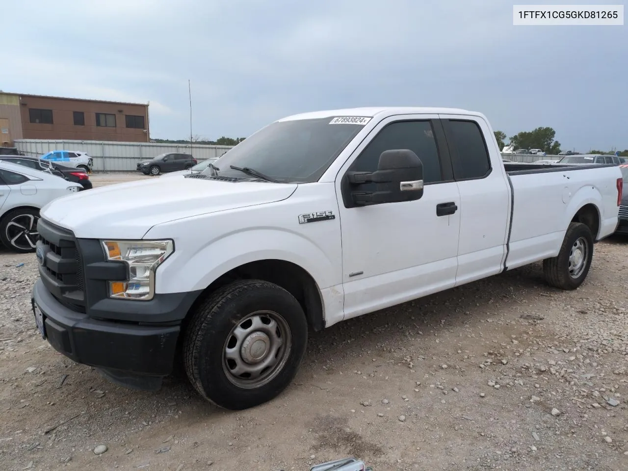 2016 Ford F150 Super Cab VIN: 1FTFX1CG5GKD81265 Lot: 67893824