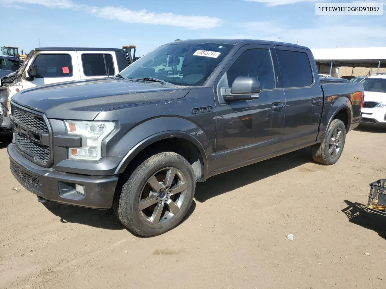 1FTEW1EF0GKD91057 2016 Ford F150 Supercrew